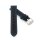 Softleder Uhrenarmband Modell Sportina schwarz-blau 22 mm Breitdorn