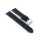 Softleder Uhrenarmband Modell Sportina schwarz-blau 22 mm Breitdorn