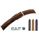 Eulit echt Strauß Uhrenarmband Modell Eco-Strauß goldbraun 18 mm
