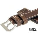 GEO-Straps Uhrenarmband Modell Break braun 22 mm PRE-V Handarbeit