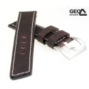 GEO-Straps Uhrenarmband Modell Pan brown braun 20 mm...