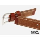 GEO-Straps Uhrenarmband Modell Buffalo Calf braun 22 mm PRE-V Handarbeit