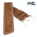 GEO-Straps Uhrenarmband Modell Pan Pista Haselnuss 20 mm...