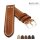 RIOS1931 Uhrenarmband Modell Chesterfield cognac 24 mm Vintageleder Handarbeit