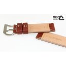 GEO-Straps Uhrenarmband Modell Pan Amerika braun 22 mm PRE-V Handarbeit