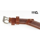 Vollrindleder Uhrenarmband Modell Bolgheri Rust cognac 22 mm