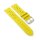 Softleder Uhrenarmband Modell Sportiva gelb 16 mm