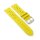 Softleder Uhrenarmband Modell Sportiva gelb 20 mm