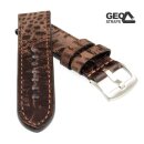 GEO-Straps Uhrenarmband Modell Everglades braun 22 mm Handarbeit