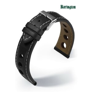 Barington Rallye Uhrenarmband Modell Racing schwarz 18 mm