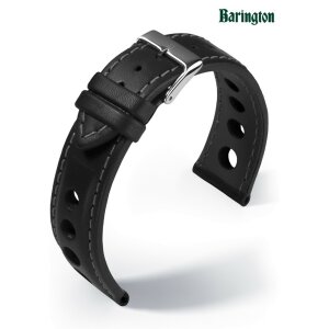 Barington Rallye Uhrenarmband Modell Racing schwarz-grau 20 mm