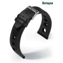 Barington Rallye Uhrenarmband Modell Racing schwarz-grau 22 mm