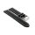 Soft Büffelkalb-Leder Uhrenarmband Modell Kansas schwarz-weiß 22 mm