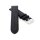 Soft Büffelkalb-Leder Uhrenarmband Modell Kansas schwarz-SN 24 mm