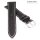 Rios1931 Haifischleder Uhrenarmband Modell Wave schwarz 20 mm, Handarbeit