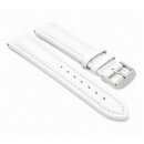 Uhrenarmband Soft-Kalbsleder Freiburg-TiT DS extralang weiß 20 mm