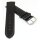 Rundanstoß Uhrenarmband Modell Rondo-Glatt-TiT schwarz 18 mm
