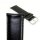 Rundanstoß Uhrenarmband Modell Rondo-Glatt-TiT schwarz 18 mm