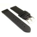 Vintage Rindleder Uhrenband Modell Vintage-Persio schwarz 22 mm