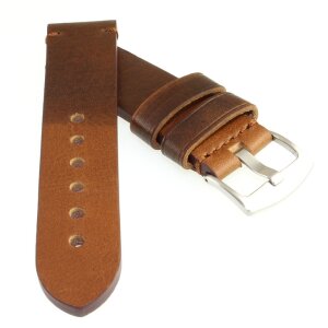 Vintage Rindleder Uhrenband Modell Vintage-Persio haselnuss 26 mm