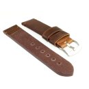 Vintage Rindleder Uhrenband Modell Vintage-Persio haselnuss 26 mm
