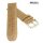 Herzog Vintage Kalb-Nappaleder Uhrarmband Modell Soft-Vintage beige 22 mm