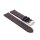 Alligator Uhrenarmband Modell Louisiana-XL schwarz-RN 24 mm, extralang