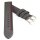Silverguard Uhrenarmband Modell Rauten Kunststoff grau-SN wasserabweisend 20 mm