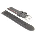 Silverguard Uhrenarmband Modell Rauten Kunststoff grau-WN wasserabweisend 20 mm