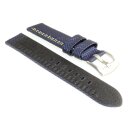 Silverguard Uhrenarmband Modell Rauten Kunststoff blau wasserabweisend 24 mm