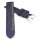 Silverguard Uhrenarmband Modell Rauten Kunststoff blau wasserabweisend 24 mm