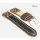 Diloy Jeans-Leder Uhrenarmband Modell Richmond-Pro beige 24 mm