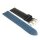 Racing Uhrenarmband Modell Speedy schwarz-blau 20 mm, Doppeldornschließe