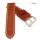 Diloy Rindleder Uhrenarmband Modell Barcelona-WN mahagoni 20 mm Handarbeit
