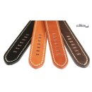 Diloy Rindleder Uhrenarmband Modell Barcelona-WN cognac 24 mm Handarbeit