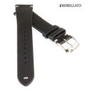 Morellato Uhrenarmband Manufatti Hayez schwarz 18 mm Handarbeit