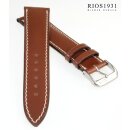 RIOS1931 Uhrenarmband Shell Cordovan Leder cognac WN 18...