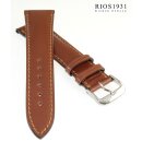 RIOS1931 Uhrenarmband Shell Cordovan Leder cognac TiT 22...