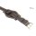 Diloy Büffelleder Uhrenarmband mit Unterlage Modell Mosquito mocca 20 mm