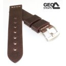 GEO-Straps Old Finish Rindleder Uhrenarmband Modell...