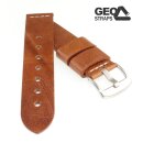 GEO-Straps Old Finish Rindleder Uhrenarmband Modell...