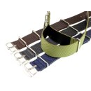 Nato Durchzugs-Uhrenarmband Modell Nato-Rauten blau 22 mm, Nato Strap