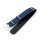 Nato Durchzugs-Uhrenarmband Modell Nato-Rauten blau 22 mm, Nato Strap