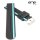 Premium ene strap Silikon Uhrenarmband Modell 105-Regatta schwarz-skyblue 20 mm