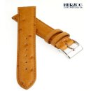 Herzog echt Strauß Uhrenarmband Modell Strauß-XS cognac 18 mm, Kurzlänge