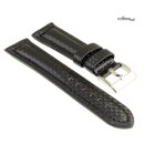 Diloy Carbon Uhrenband Modell Carbon-Chrono schwarz 22 mm
