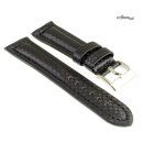 Diloy Carbon-Style Uhrenarmband Modell Carbon-Chrono schwarz 24 mm