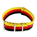 Nato-Nylon Durchzugs-Uhrenarmband mehrfarbig Modell NN-DE 20 mm Nato Strap