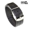 GEO-Straps Nato-Vintage Uhrenarmband Modell Base schwarz 20 mm Nato Strap