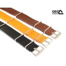 GEO-Straps Nato-Vintage Uhrenarmband Modell Base dunkelbraun 20 mm Nato Strap